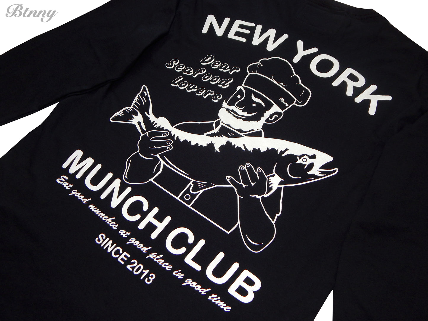 NY MUNCH CLUB(SEAFOOD LOVER) L/S T-Shirts