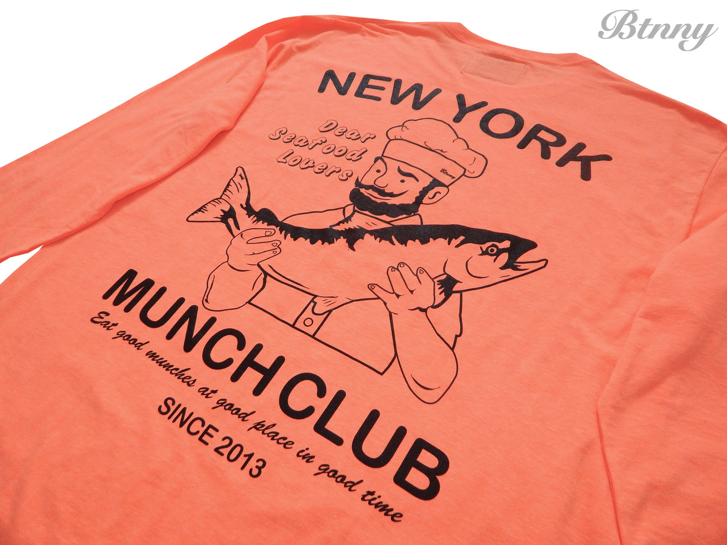NY MUNCH CLUB(SEAFOOD LOVER) L/S T-Shirts
