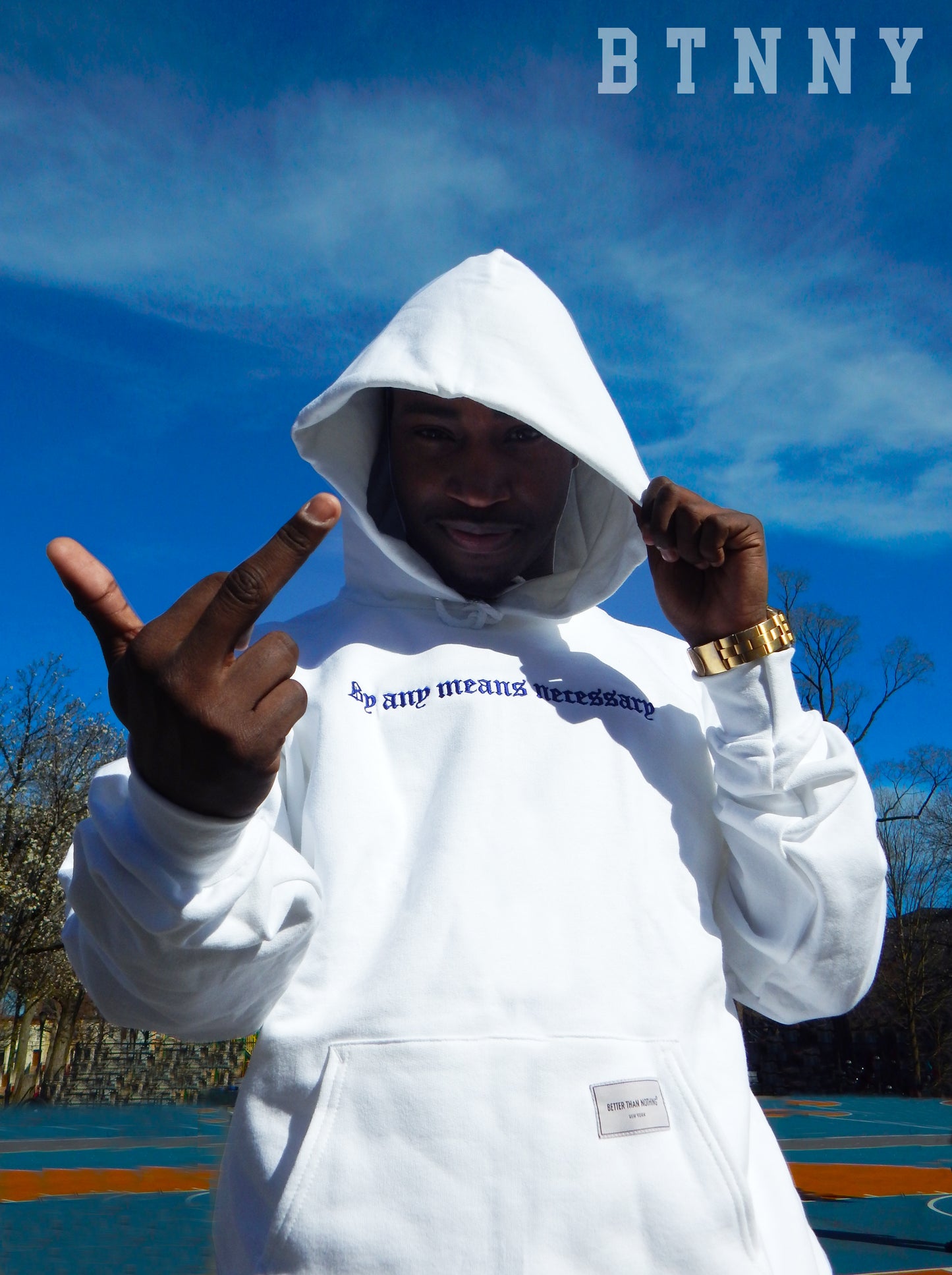 By Any Means Necessary Pullover Hoodie