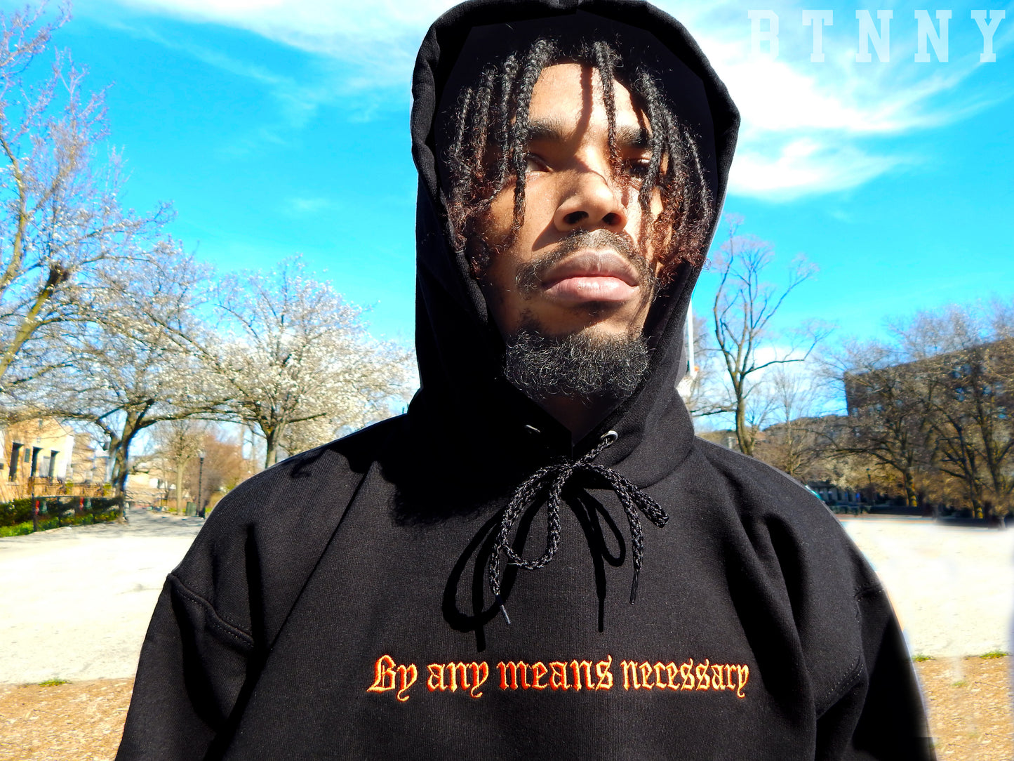 By Any Means Necessary Pullover Hoodie