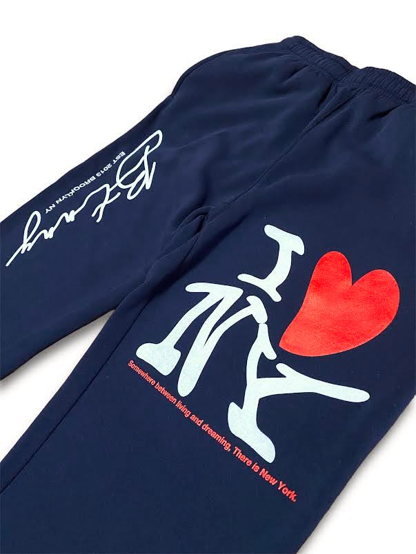 FALLING LOVE NY SWEATPANTS