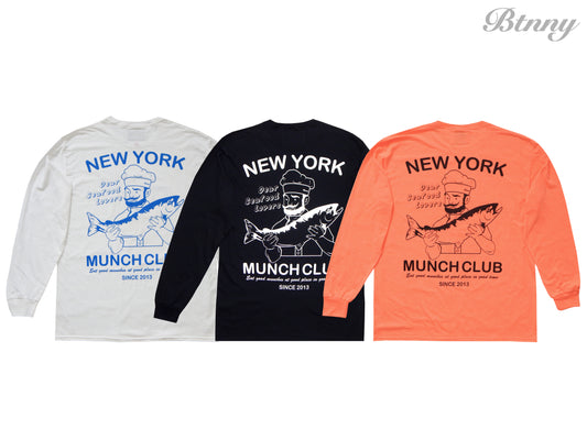 NY MUNCH CLUB(SEAFOOD LOVER) L/S T-Shirts