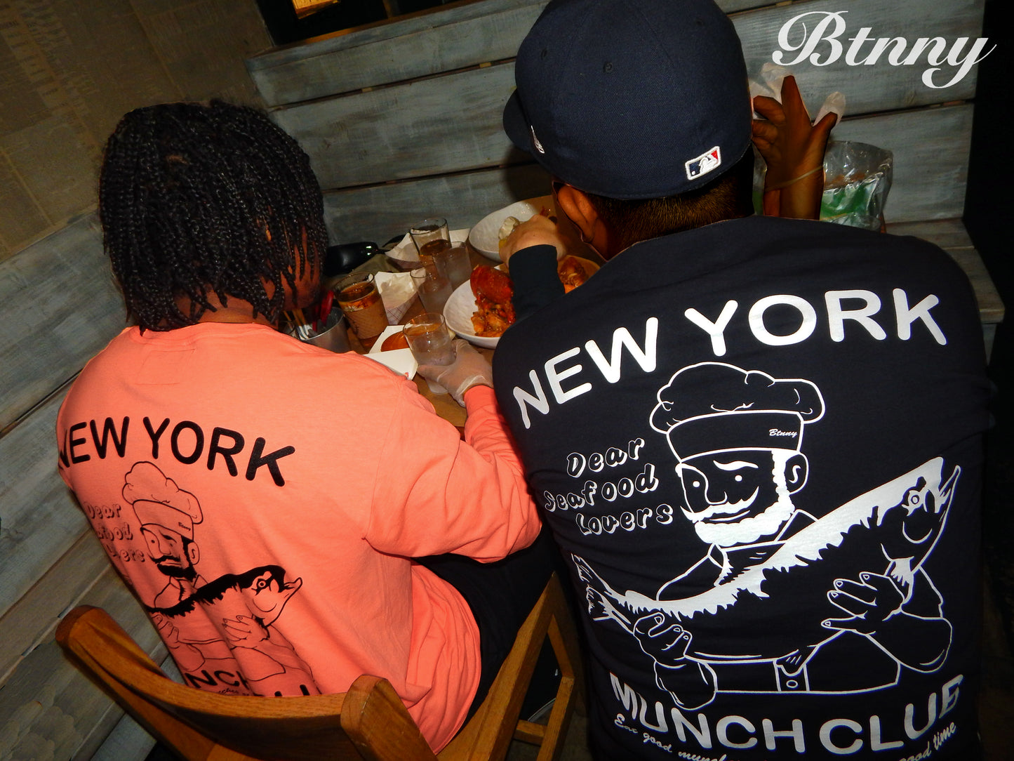 NY MUNCH CLUB(SEAFOOD LOVER) L/S T-Shirts
