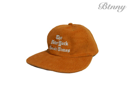 THE NEW YORK GOOD TIMES CORDUROY BASEBALL CAP