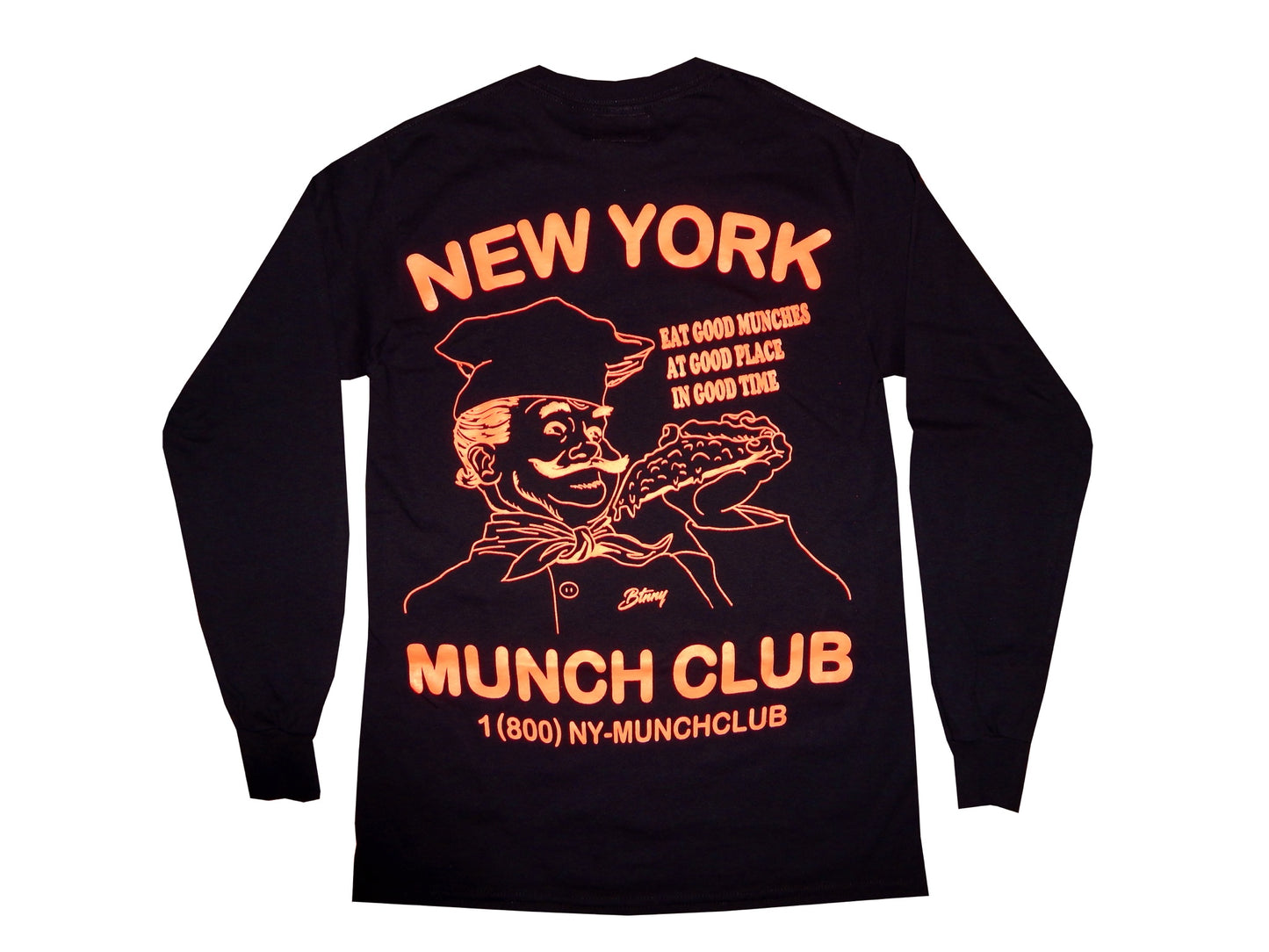 NY MUNCH CLUB (chef) L/S T-Shirts